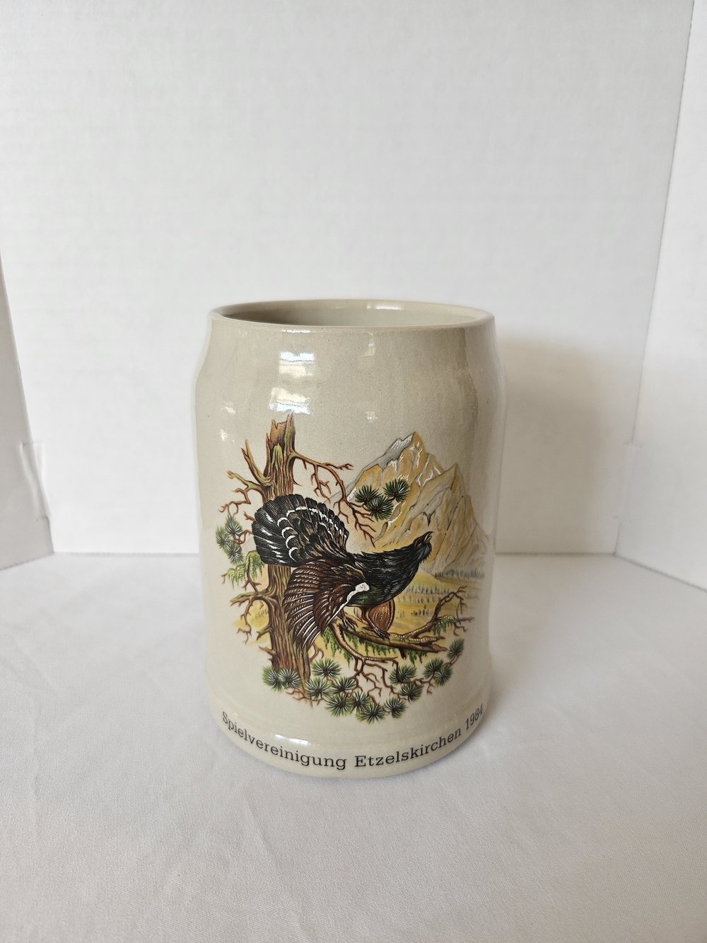 Vintage 1984 Spielvereinigung Etzelskirchen German Beer Mug Stein